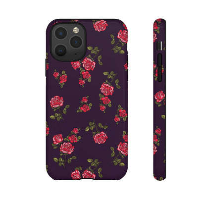 Enchanteur | Coque iPhone à motif floral indigo