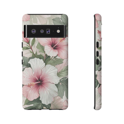 Island Hopping | Green & Pink Tropical Floral Case