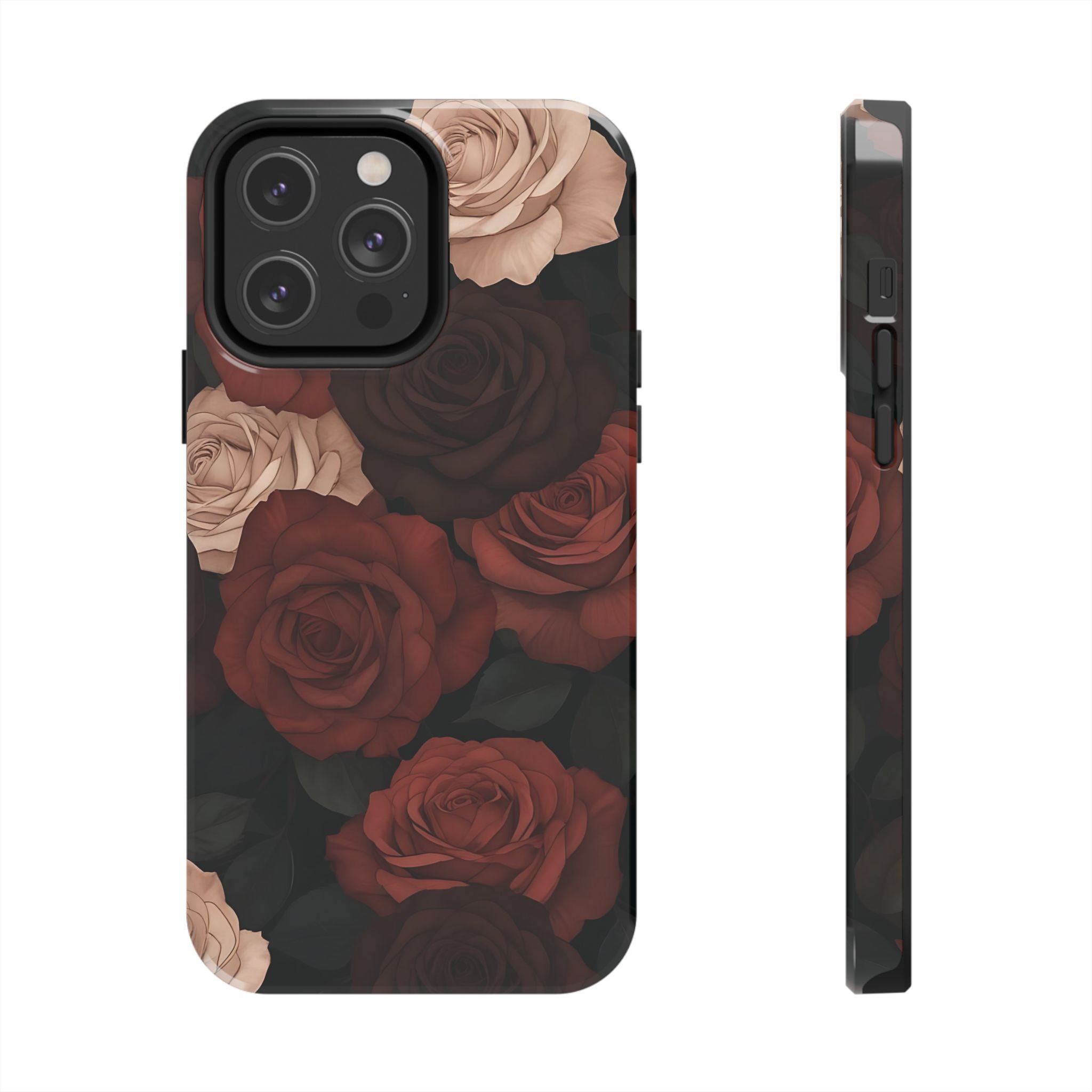 Chocolate Roses Floral iPhone Case