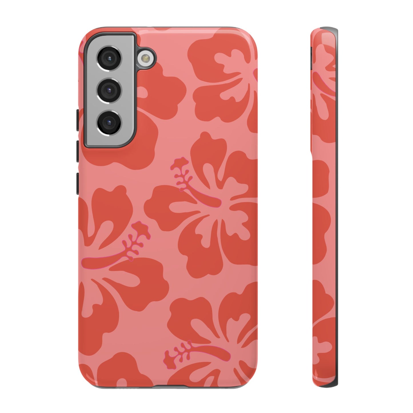 Island Life | Orange Hibiscus Floral Case