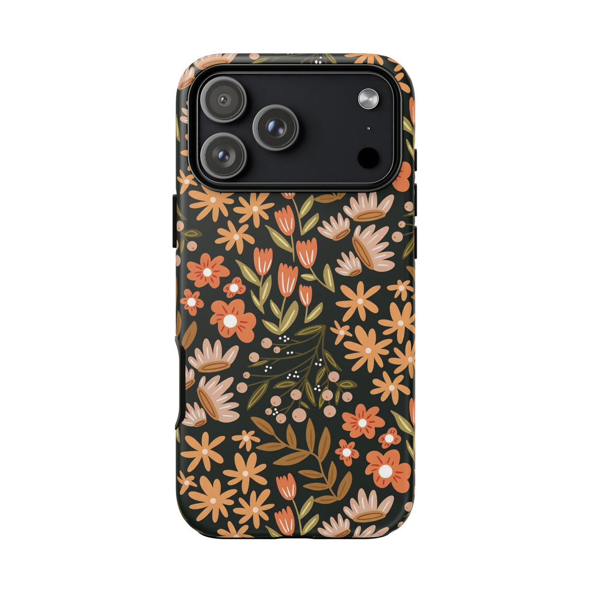 Fall Fling | Brown Floral iPhone Case