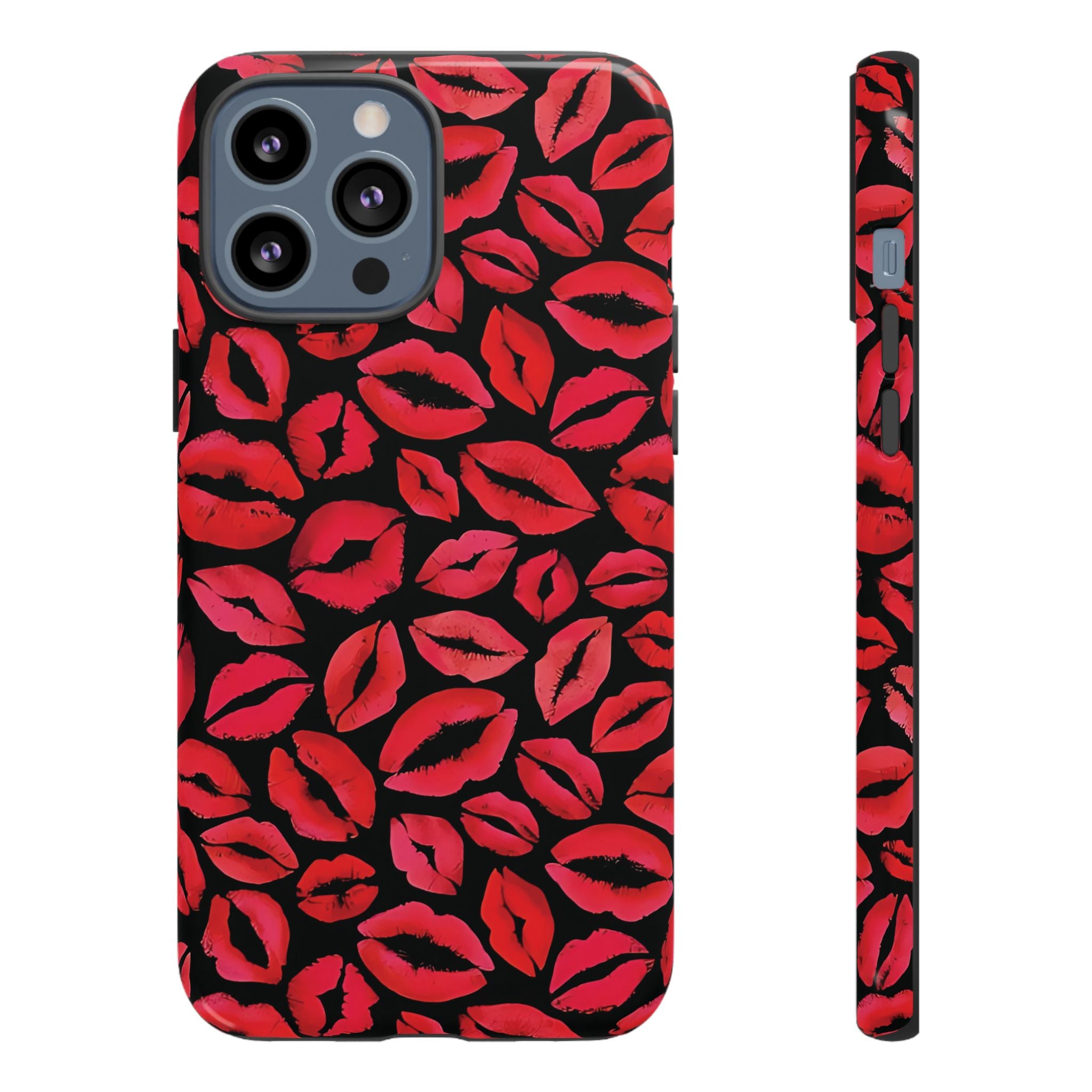 Coque iPhone à lèvres rouges | Embrasse et dis-moi