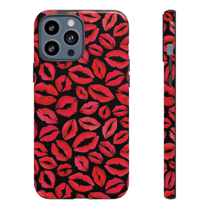 Kiss and Tell | Red Lips iPhone Case