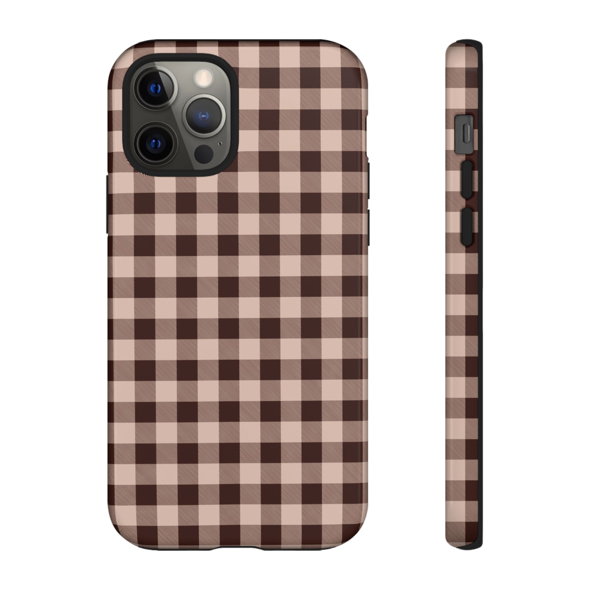 Latte Check Phone Case