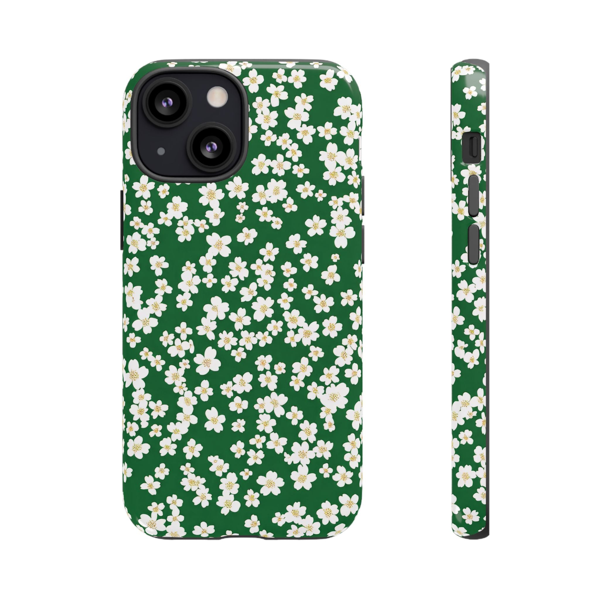 Emerald Bloom iPhone Case