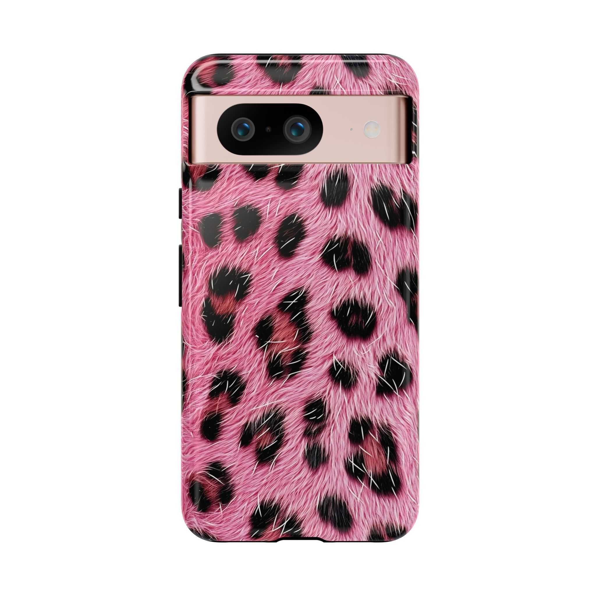 Party Animal Pink Leopard Pixel Case