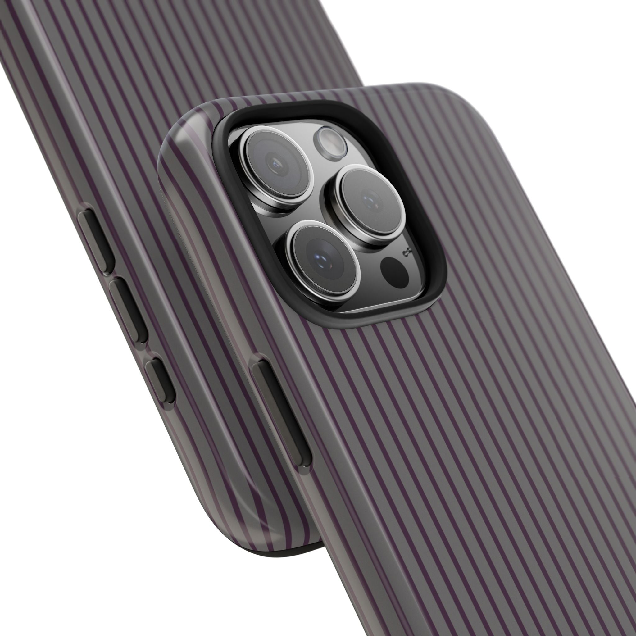 Trendsetter Gray Pinstripe iPhone Case