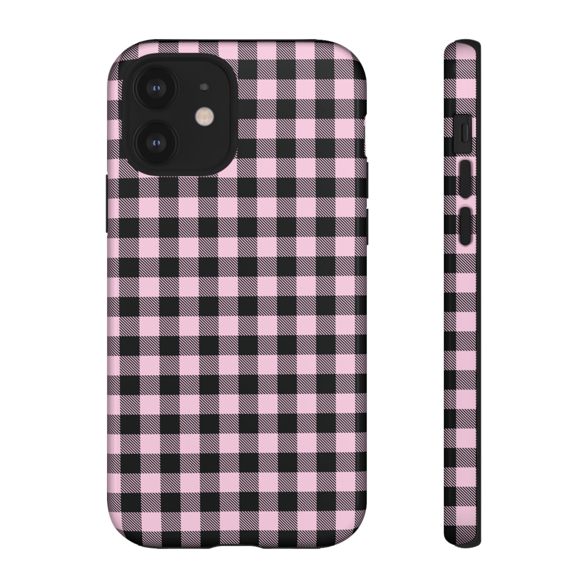 Pink Punk | Gingham iPhone Case