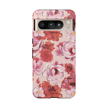 Charmed | Pink Painted Roses Case