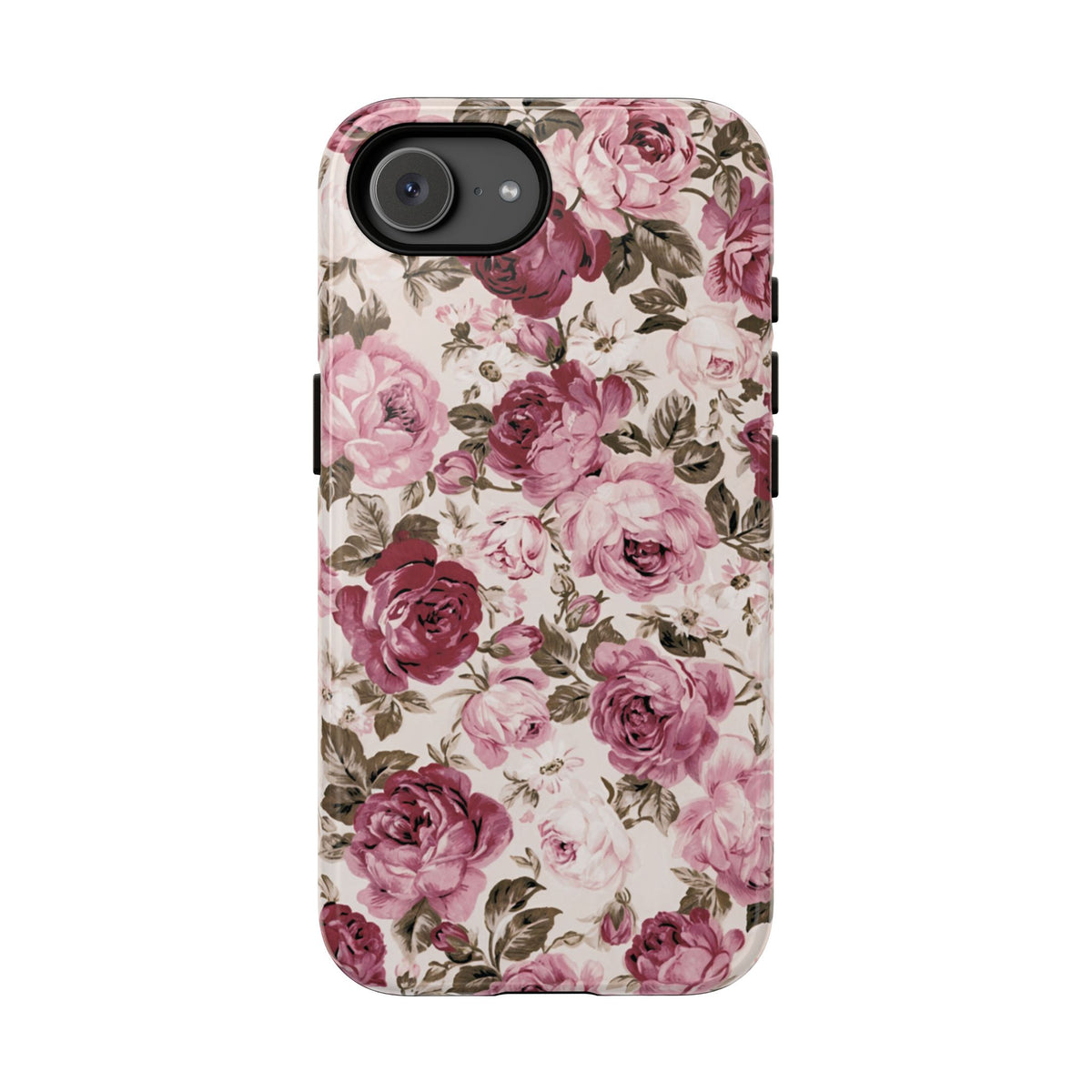Love Story | Vintage Pink Rose Floral iPhone Case