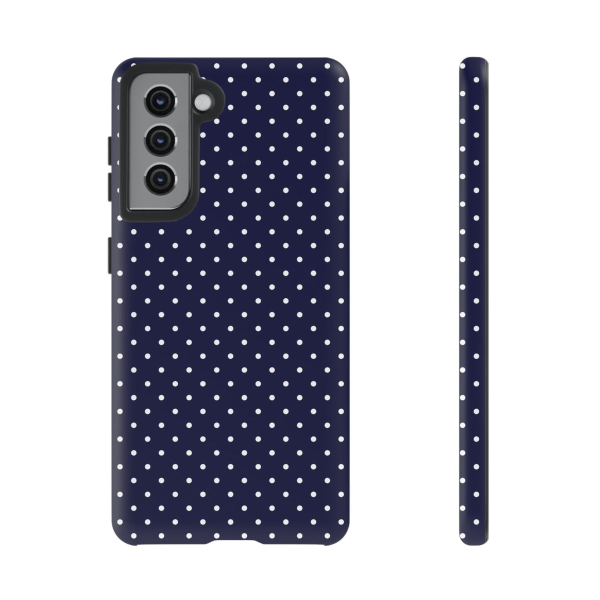 Dotty Chic | Navy Blue Polka Dot Galaxy Case