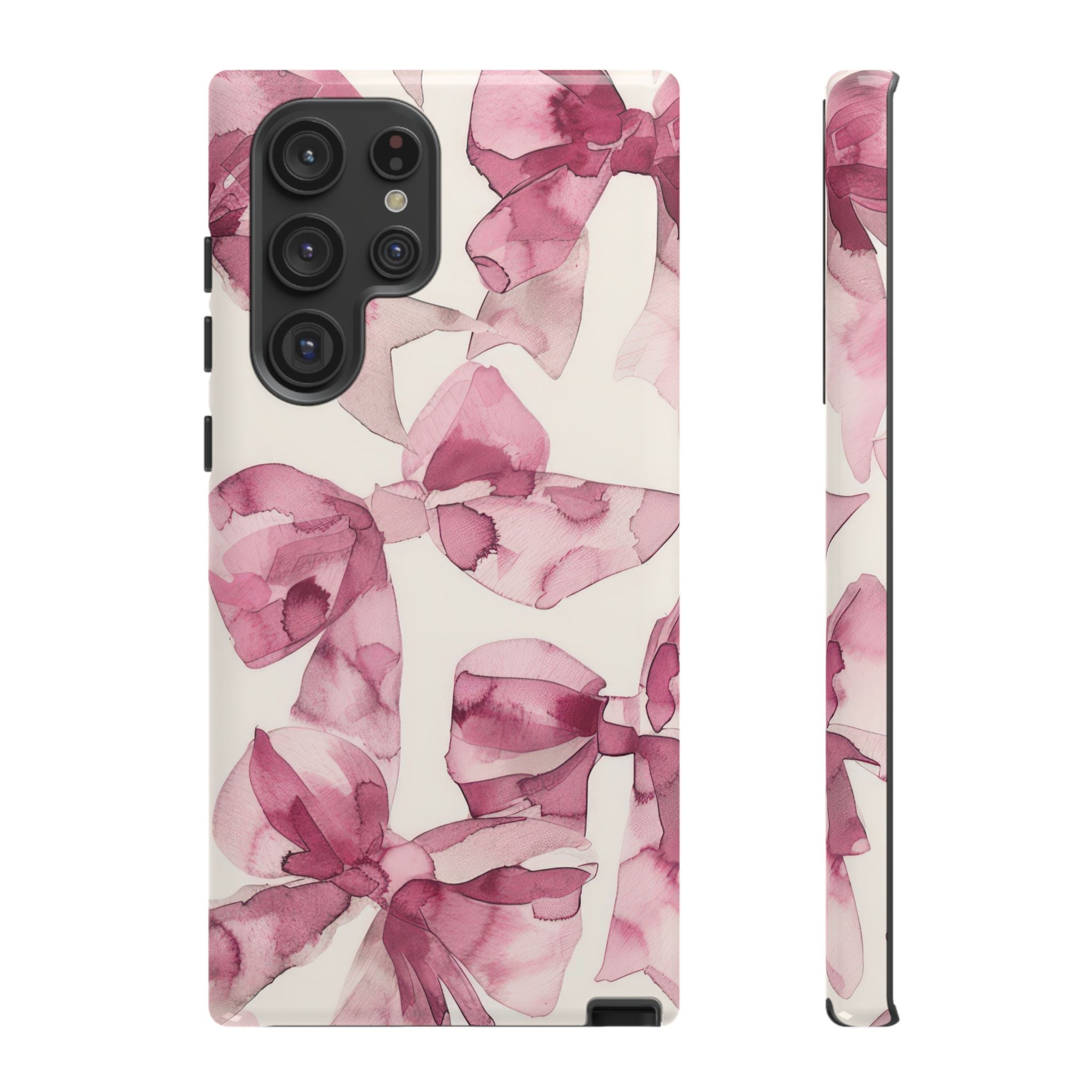 Whimsy Pink Bow Galaxy Case