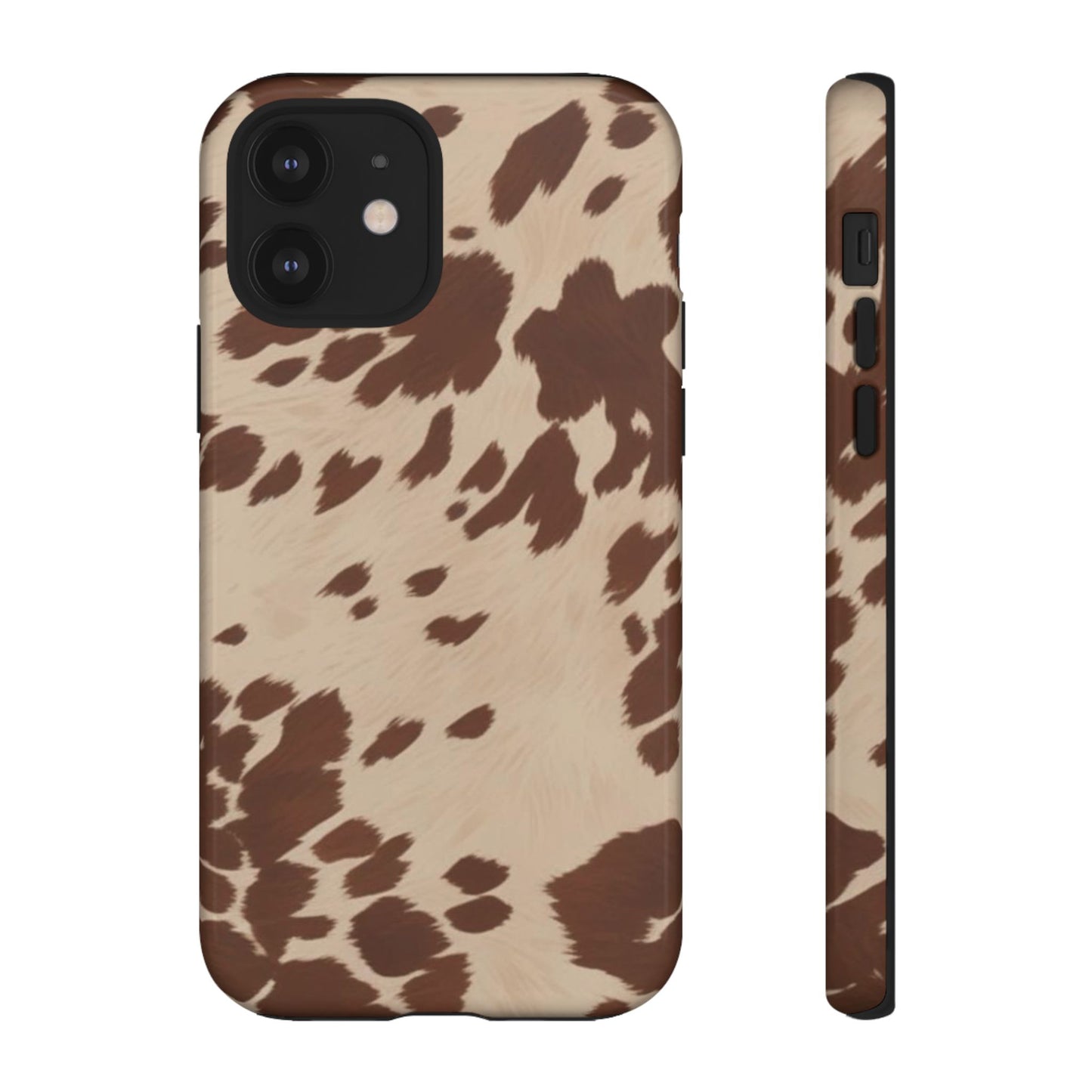 Rodeo Girl | Brown Cow Print Case