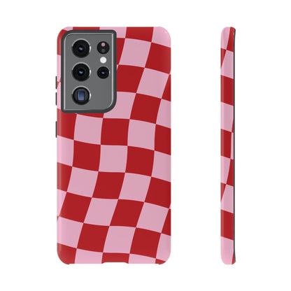 In Check | Wavy Checkerboard Case