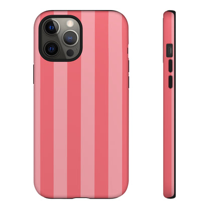 Summer in the Hamptons | Pink Striped Phone Case