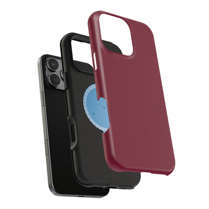 Burgundy Bliss | Satin Finish iPhone Case