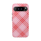 Chanelle Pink Plaid Pixel Case