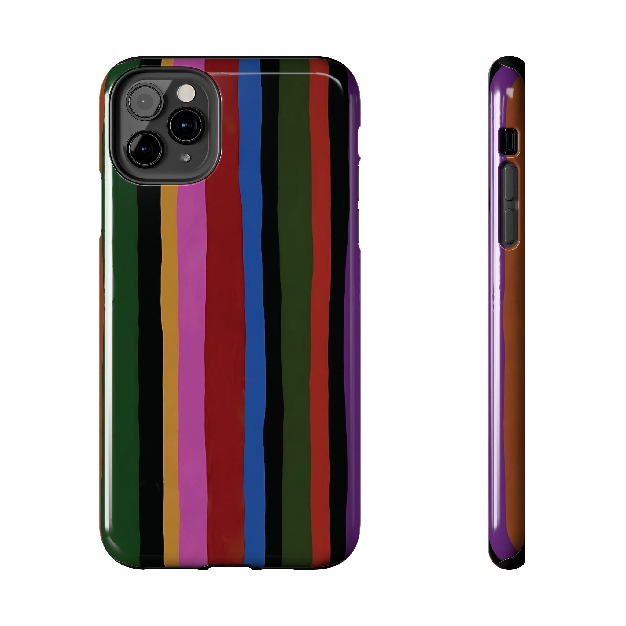 Painted Stripes iPhone Case