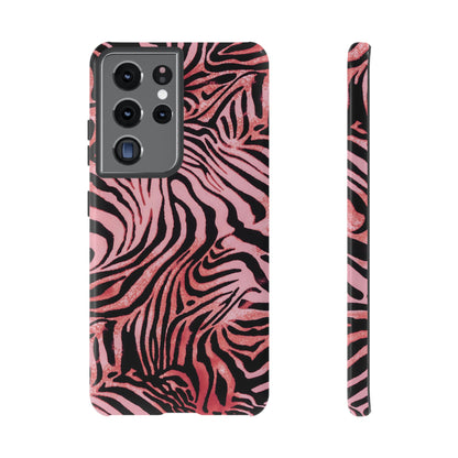 Rosy Zebra | Pink Animal Print Case