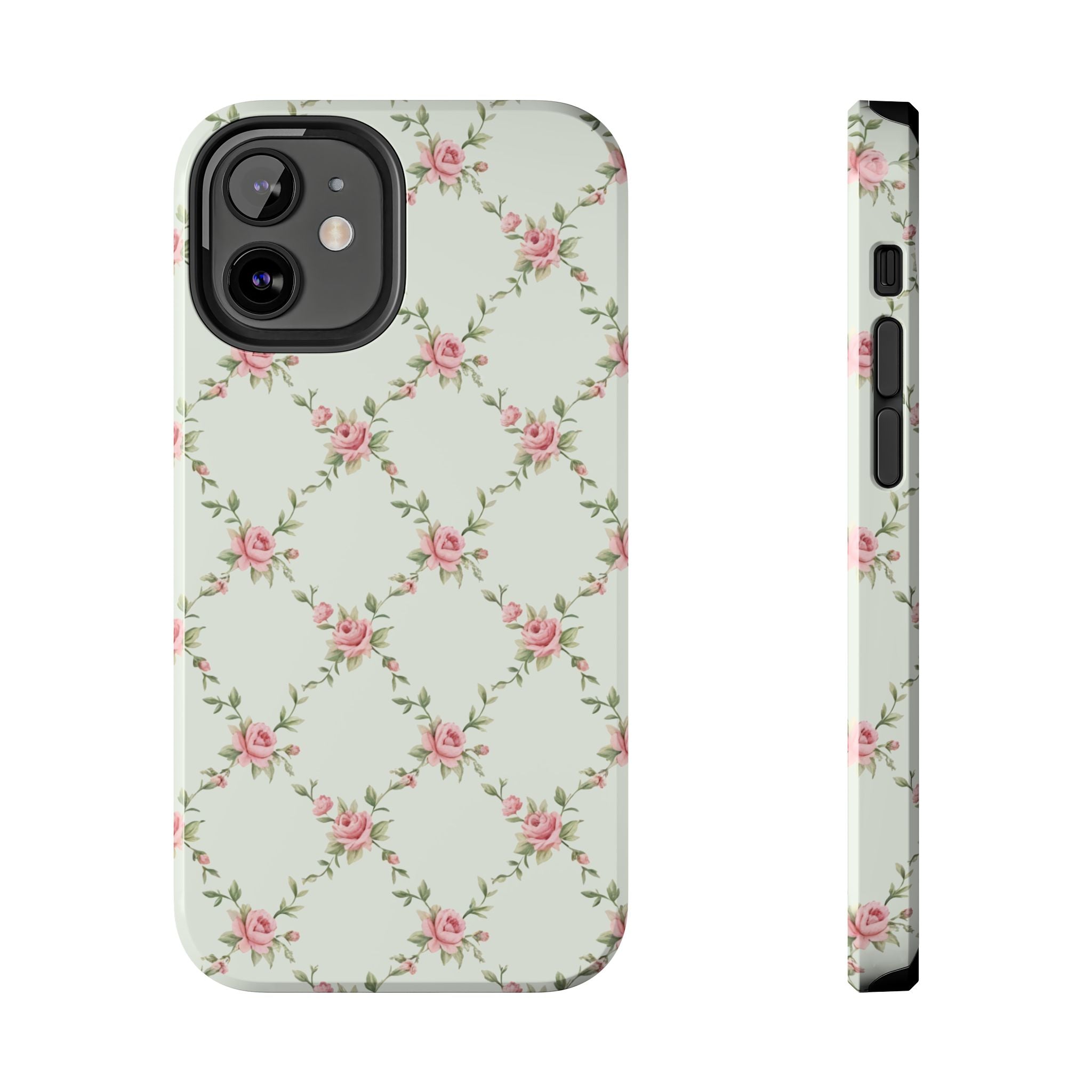 Rose Lattice Coquette iPhone Case