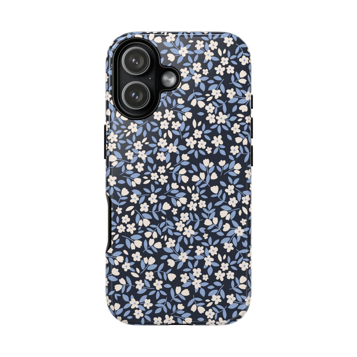 Ditsy Darling | Navy Blue Floral iPhone Case