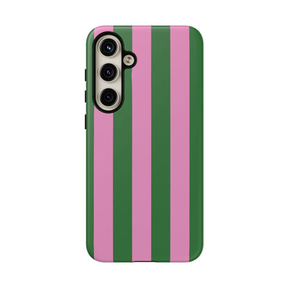 Retro Stripe | Pink & Green Y2K Case