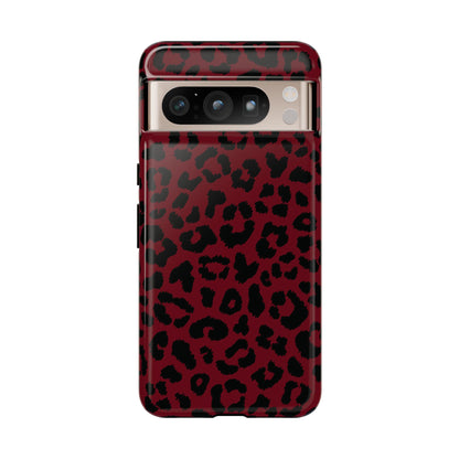 Funda Pixel con estampado de leopardo rojo Gone Wild