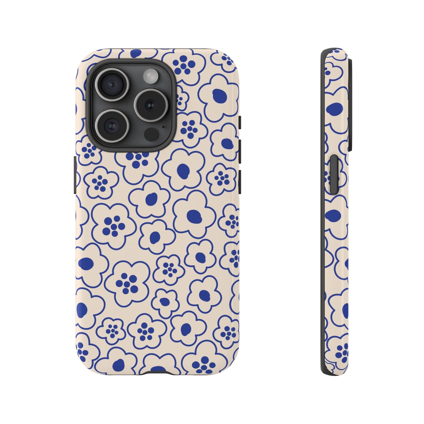 Blossom | Blue Retro Flower Case