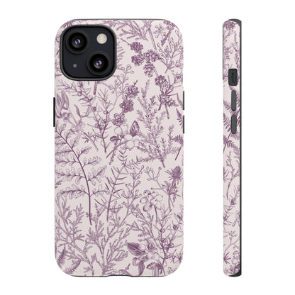 Plum Botanical Garden | Purple Floral Case