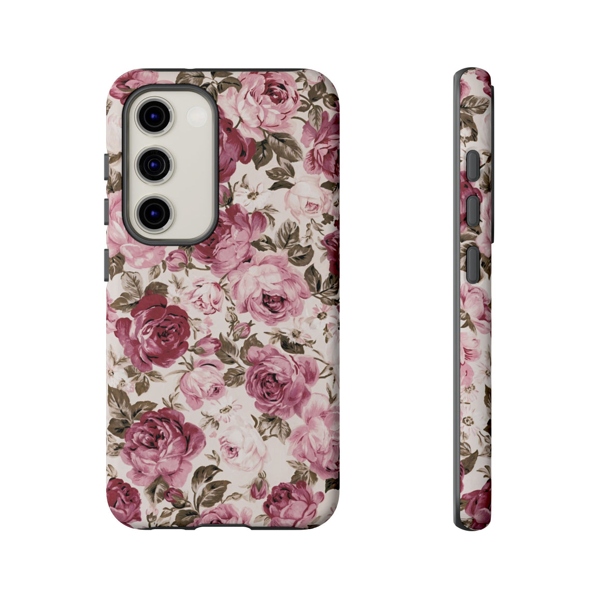 Love Story | Vintage Pink Rose Floral Galaxy Case
