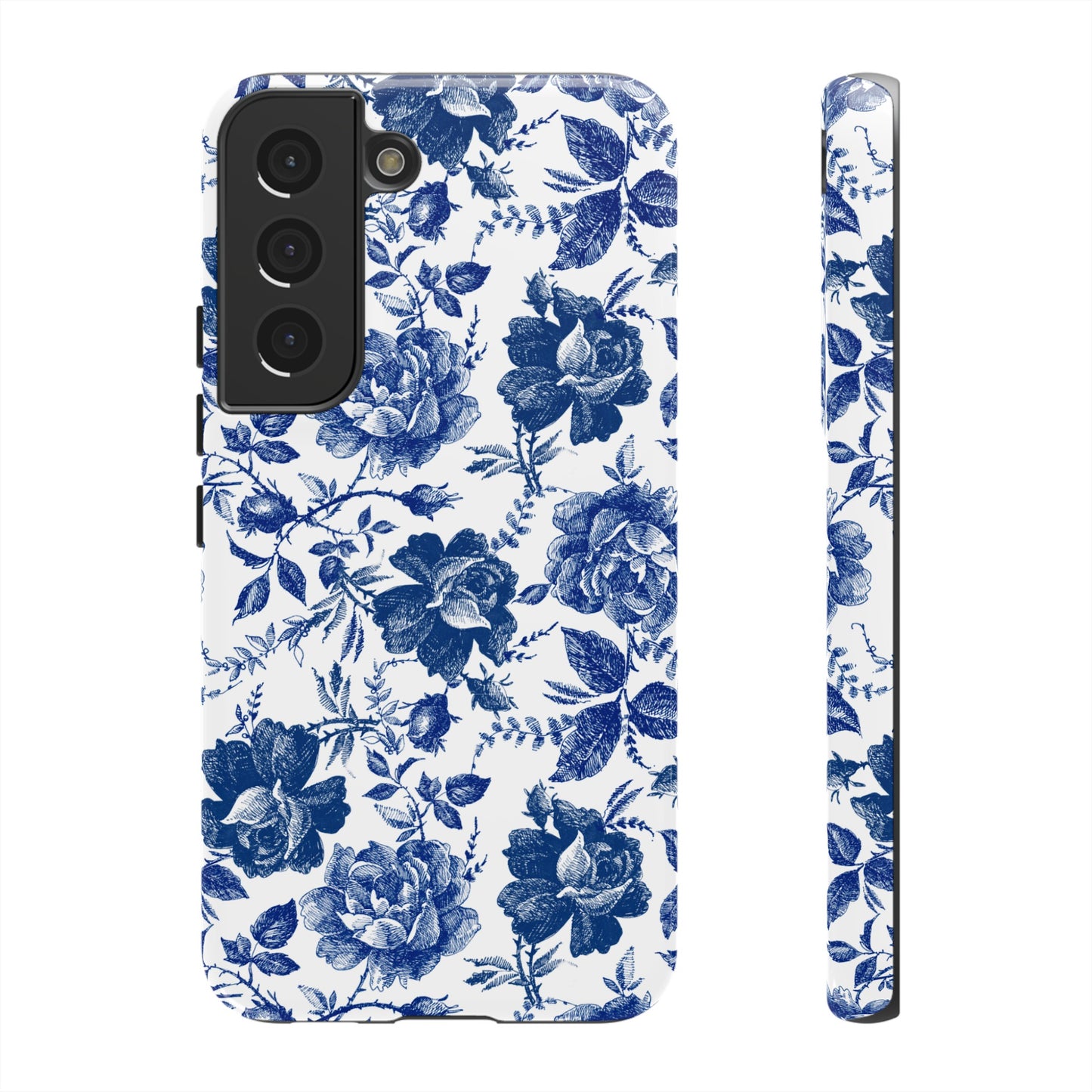 Indigo Rose | Blue Floral Case