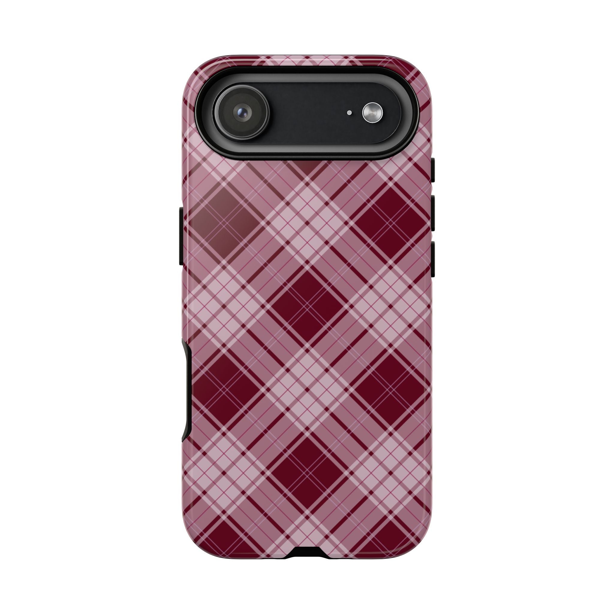 Berry Cute | Plaid iPhone Case