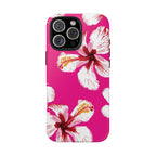 Pink Hibiscus iPhone Case