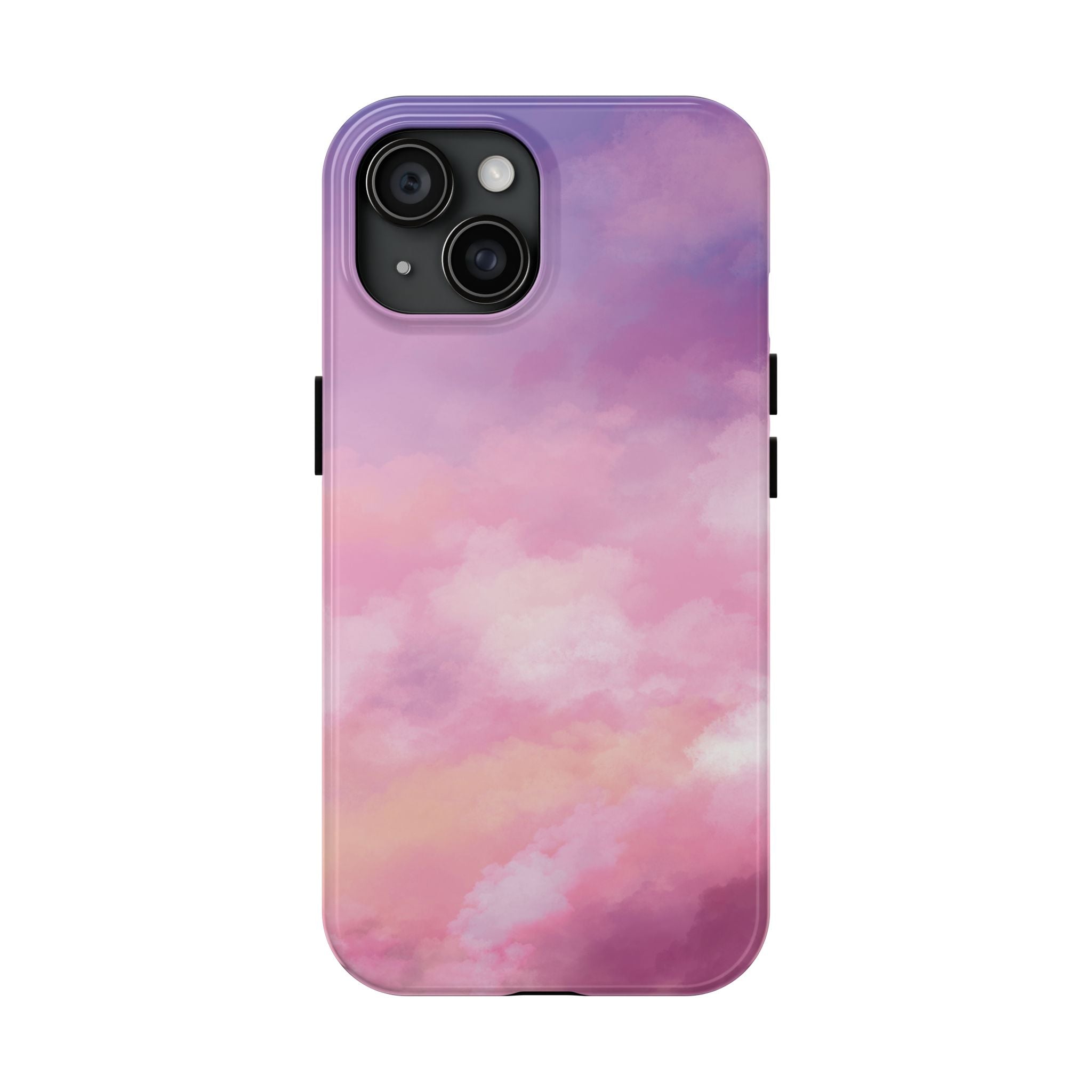 Stormy Purple Abstract iPhone Case