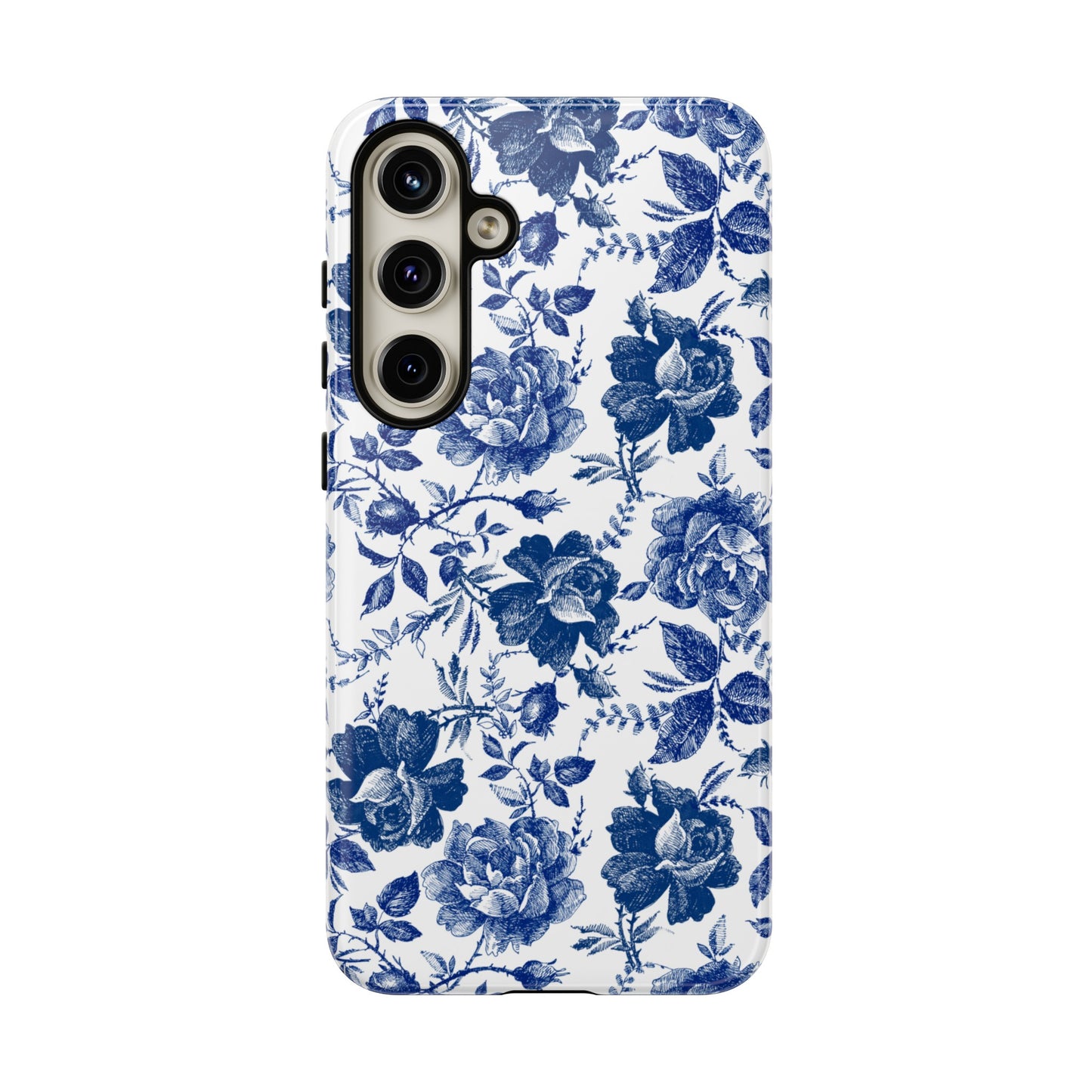 Indigo Rose | Blue Floral Case