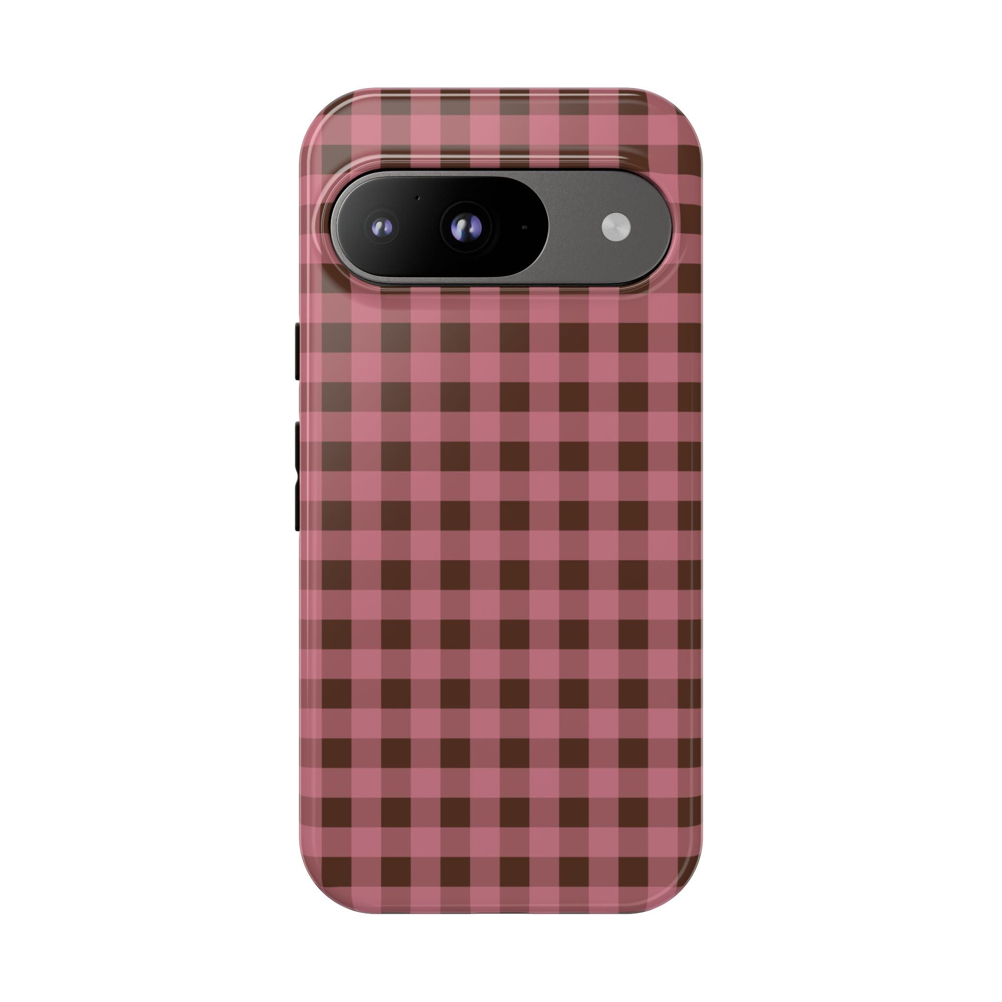 Rosy Gingham Phone Case