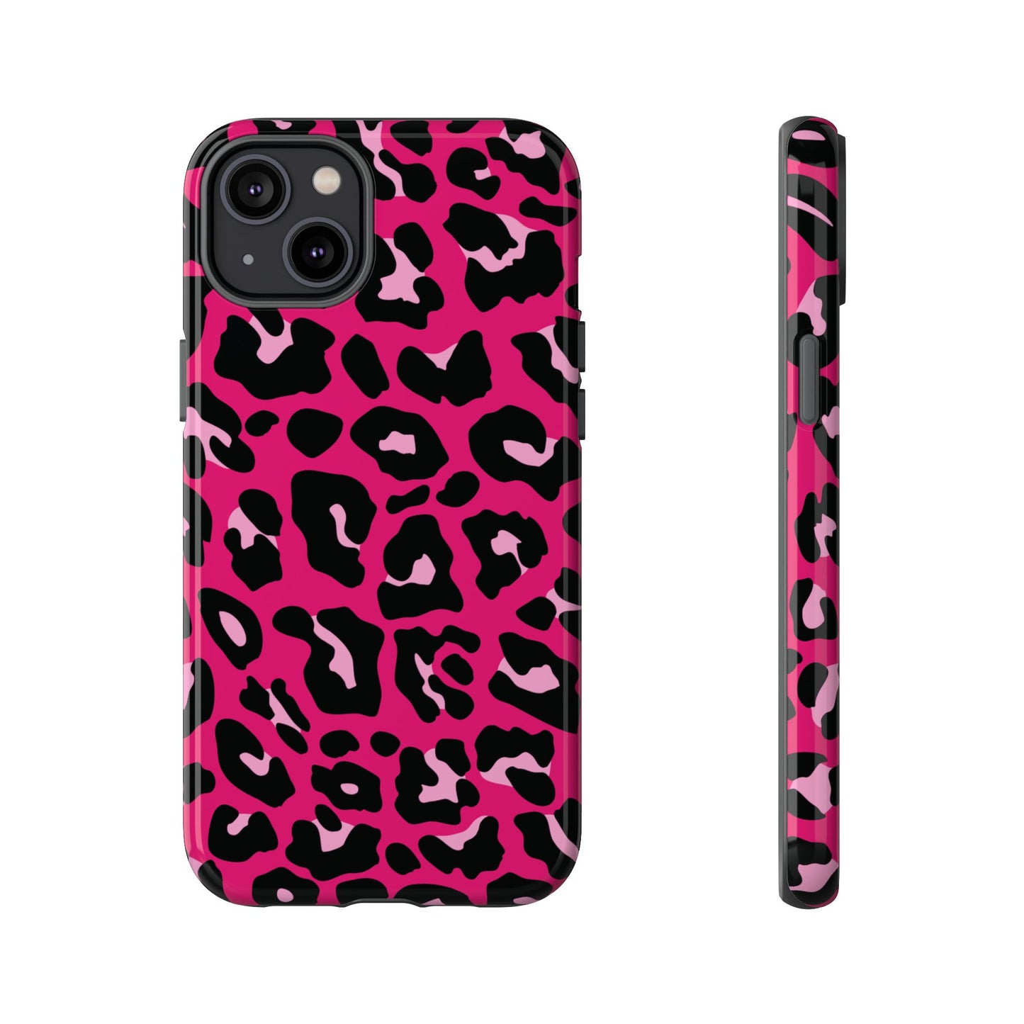 Fierce | Pink Leopard Print iPhone Case