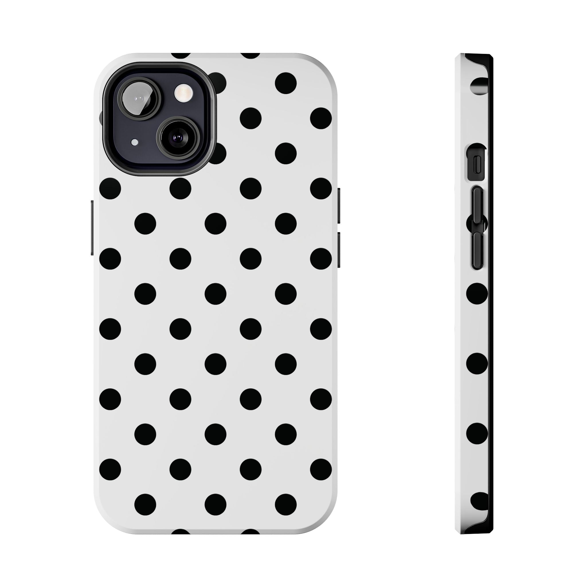 Polka Dots White iPhone Case