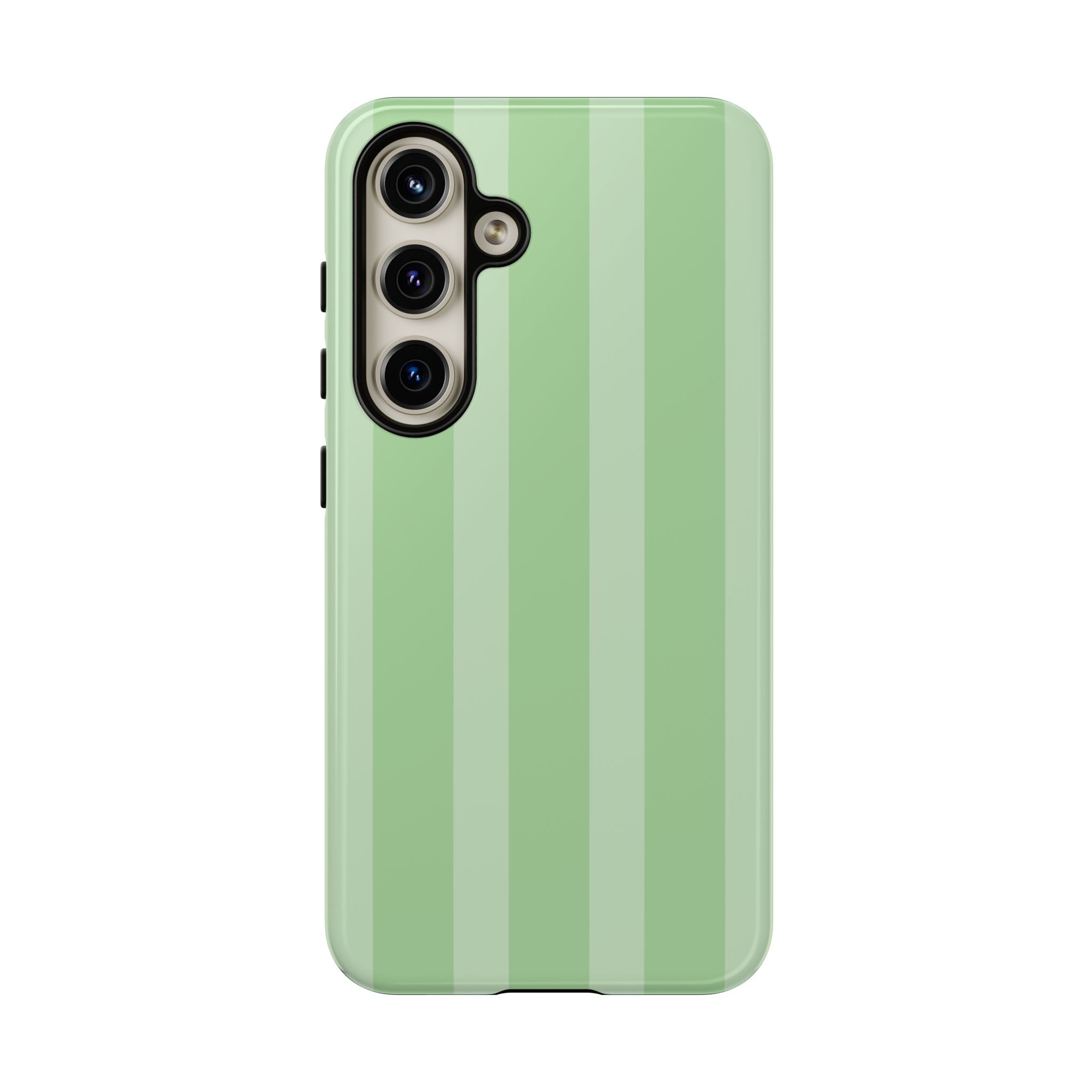 Pistachio Striped Galaxy Case