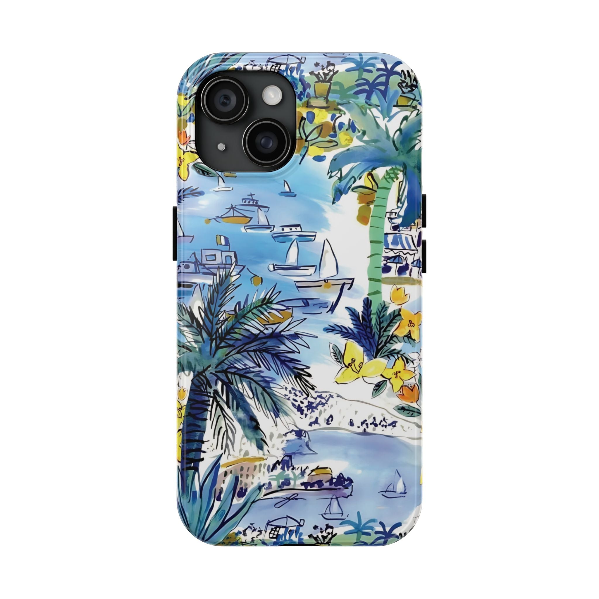 Island Life Watercolor iPhone Case