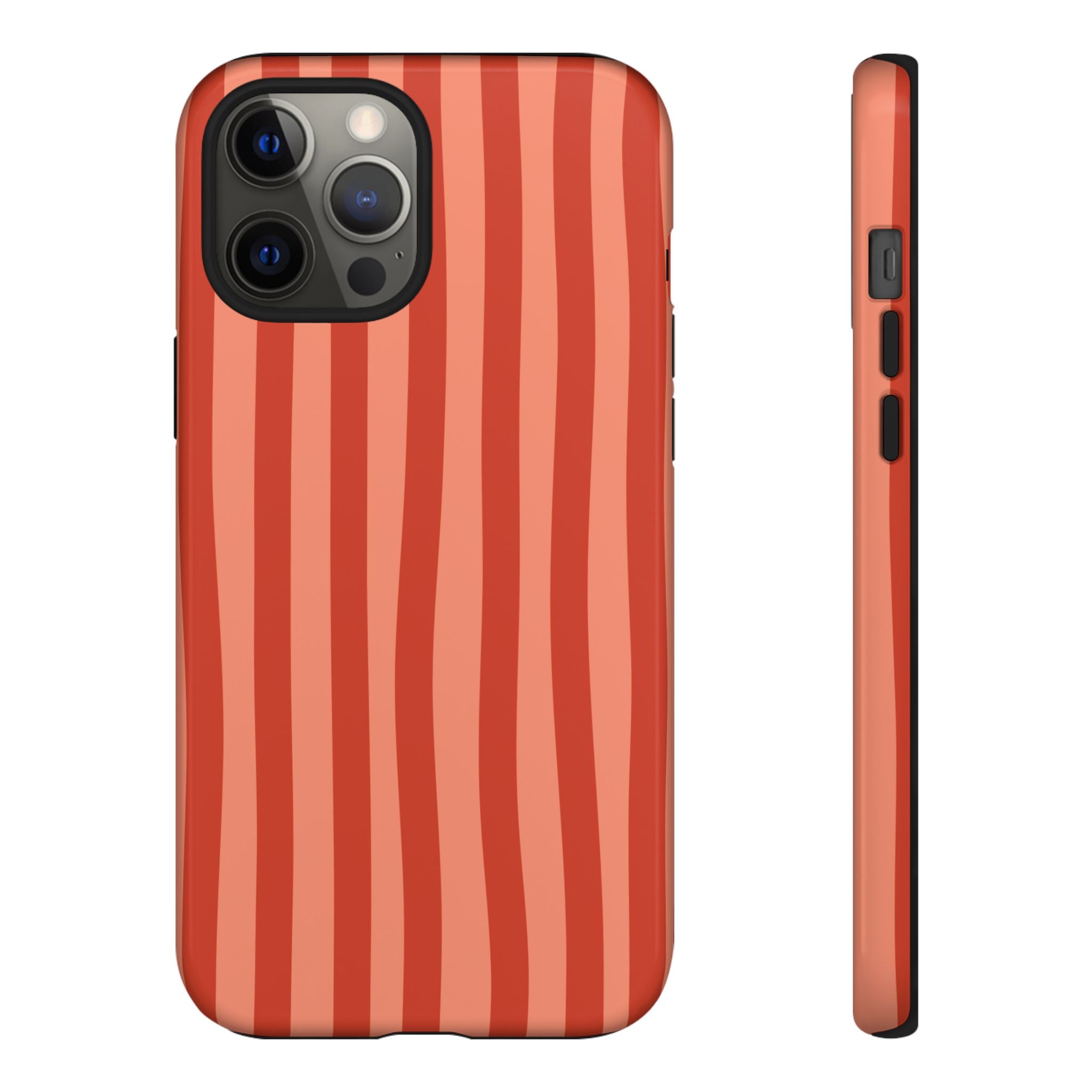 Orange Crush | Wavy Stripe iPhone Case