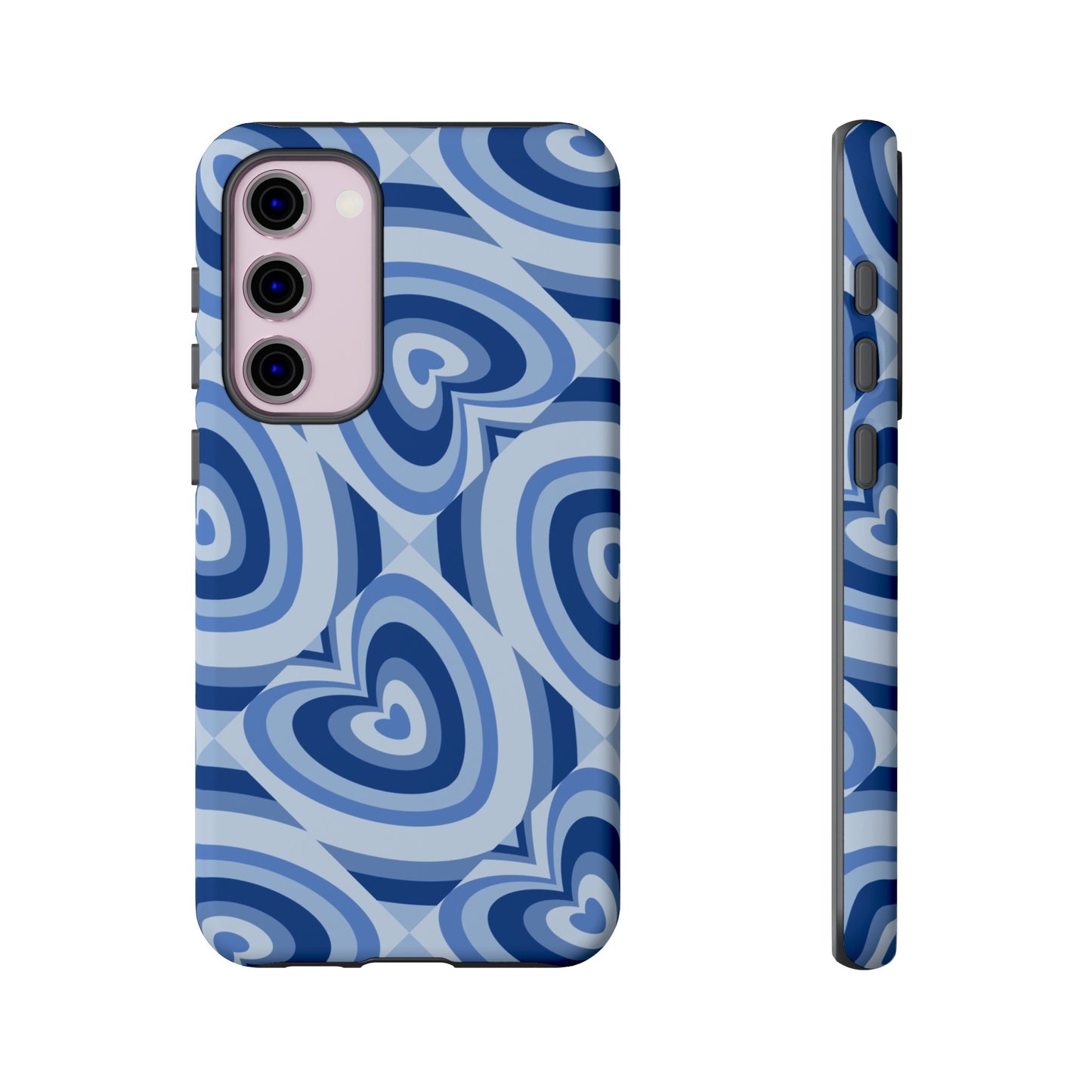 Hearts Squared | Blue Heart Pattern Case