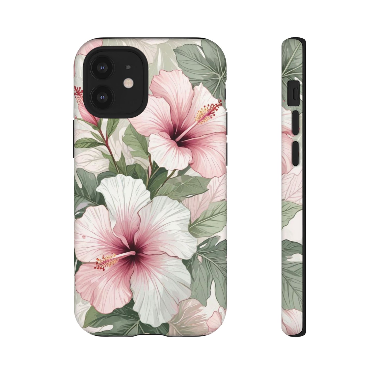 Island Hopping | Green & Pink Tropical Floral Case