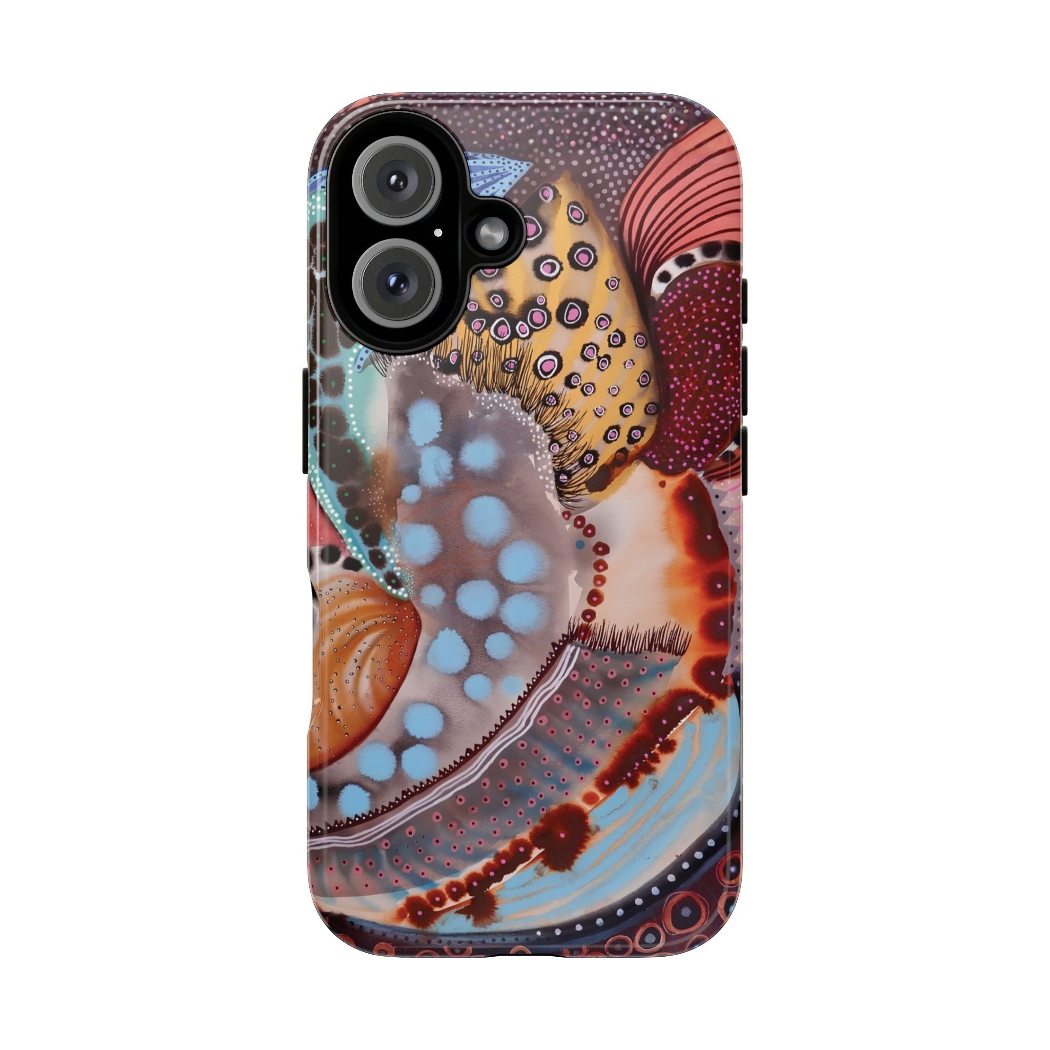 Ocean Echo | Abstract Sea Life iPhone Case