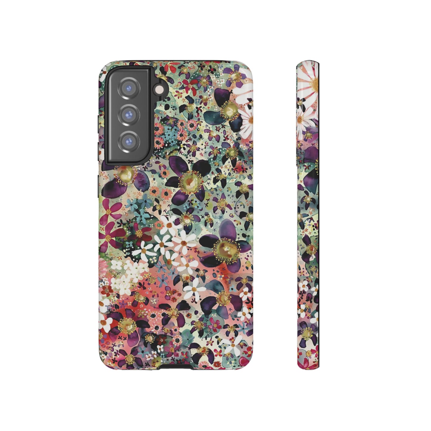 Flower Bomb | Colorful Floral Galaxy Case