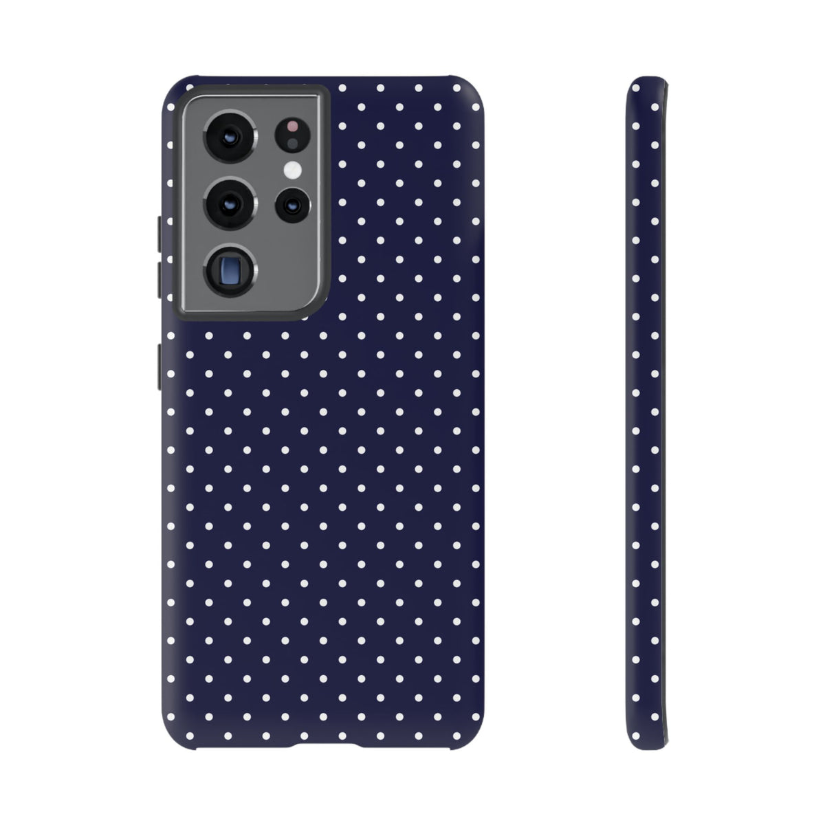 Dotty Chic | Navy Blue Polka Dot Galaxy Case