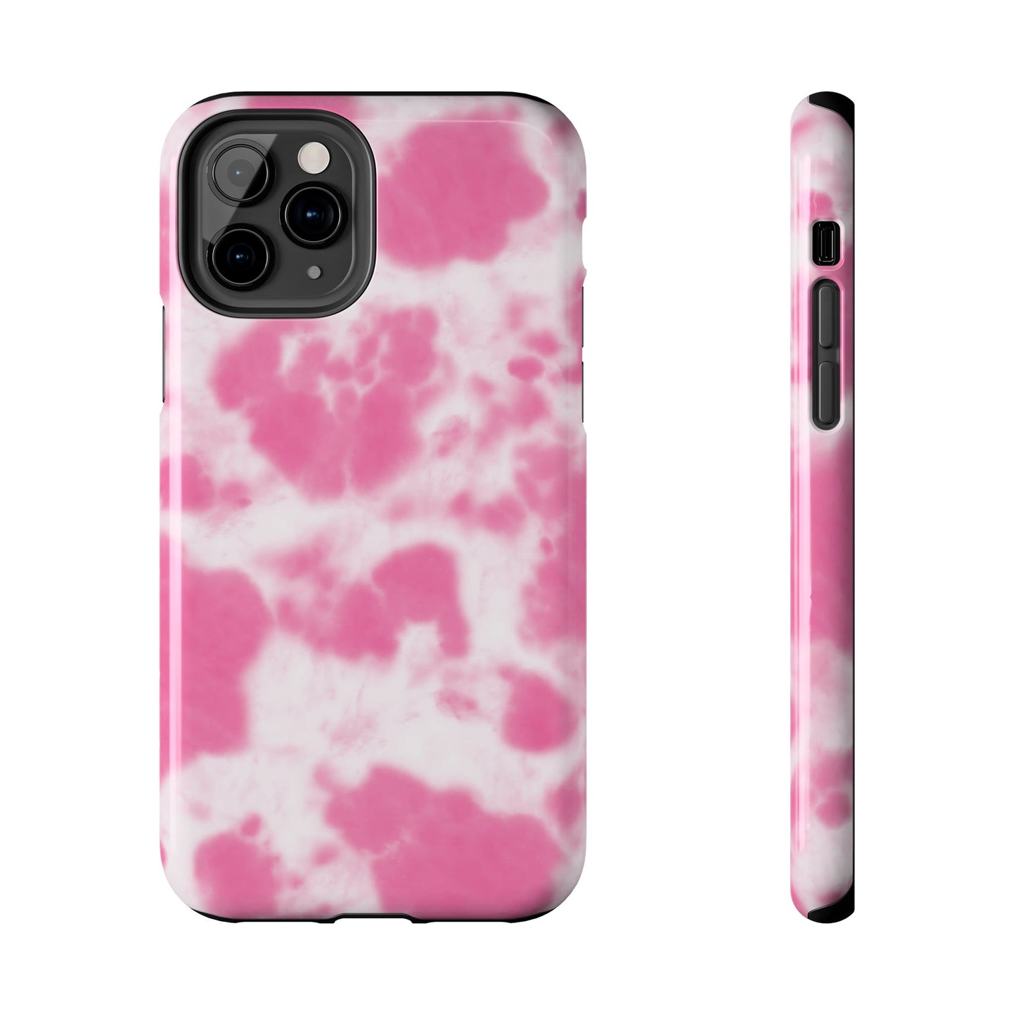 Strawberry Cow | Pink Cow Print iPhone Case