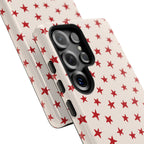 Starstruck Red Stars Galaxy Case