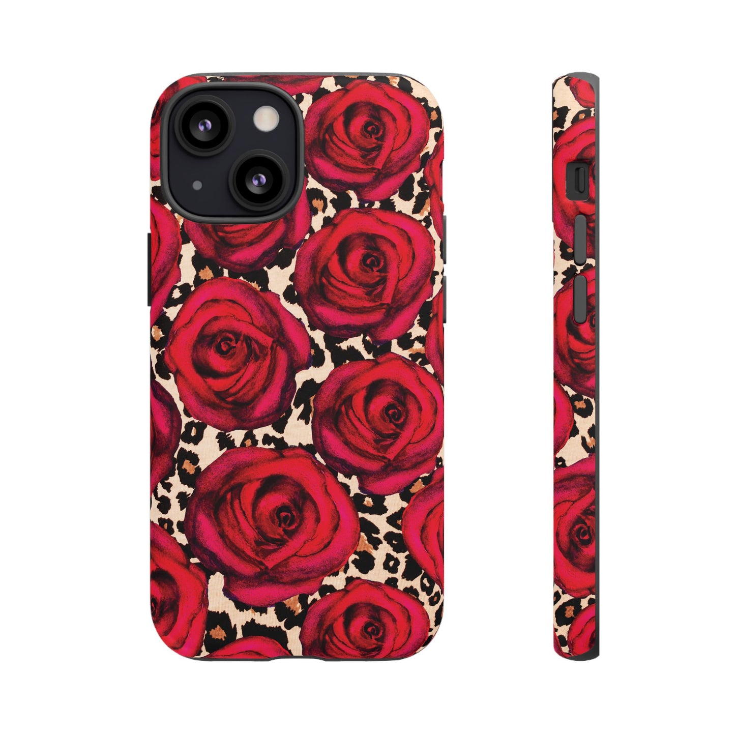 Rose Leopard | Red Floral Case