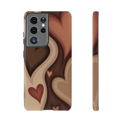 El ritmo está en el corazón | Funda Galaxy Retro Hearts